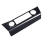 for Honda Civic 2012 2013 2014 2015 Carbon Fiber Style ABS Door Window Lift Buttons Cover Trim, Brake Handle Handbrake Cover, Air Condition Panel Cover Trim (Air Condition Panel Cover) - style: Air Condition Panel Cover