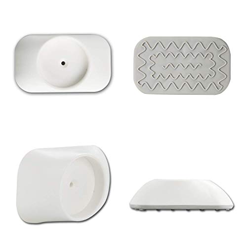 Baby Gates Wall Pads (4 Pack) - Safety Indoor Gate Protector With Compact Wall Cups - Saves Trim & Paint - for Dog, Pet, Child, Kid - Pressure Mounted Walk Through Guard