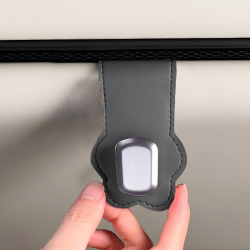 2PCS Car Co-Pilot Glovebox Hook, Multifunctional Flower Passenger Seat Hanger Organizer for Purse Handbag Umbrella, Auto Glove Box Hanging Storage Hook Holder, Universal Fit (Black) - color: Black