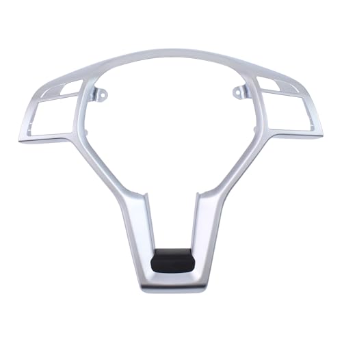 Steering Wheel Trim Cover Chrome for Mercedes C250 C350 C63 AMG E63 AMG 2012-15, C300 2012-14, CLA250 CLA45 AMG 2014-19, E250 E63 AMG S 2014-16, E350 2012-16, E400 2013-17, E550 2012-17