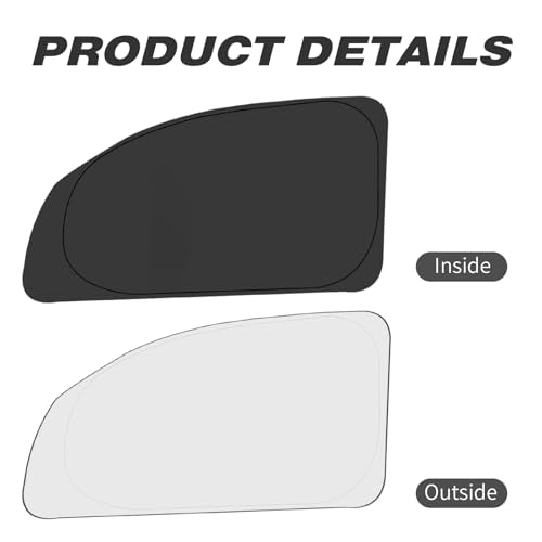 Front Side Window Sun Shade for 2019-2025 Chevy Silverado 1500, Double Cab Crew Cab 4Door, Foldable Window Sunshade Sun Visor Protector, Side Window Shades Sun Shield Blocks UV Rays, Pack of 2 - size: Silver & Black-Fit 2019-2025 Chevy Silverado 1500