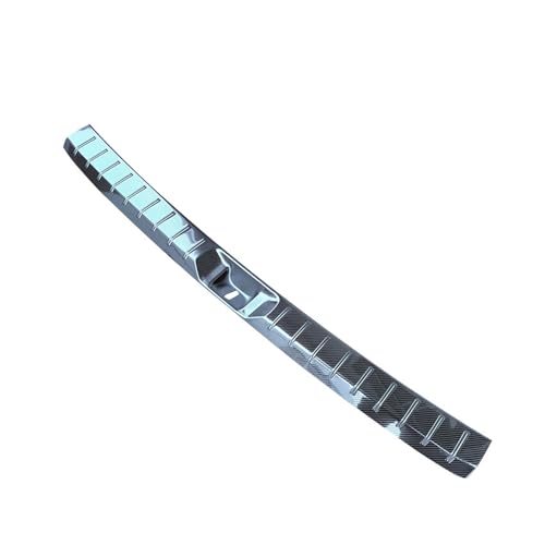 Rear Trunk Door Sill Guard Cover Trim fit for Toyota Grand Highlander 2024 2025 Rear Bumper Protector Guard Scuff Plate Stainless Steels Carbon Fiber Color - color: Carbon Fiber Color