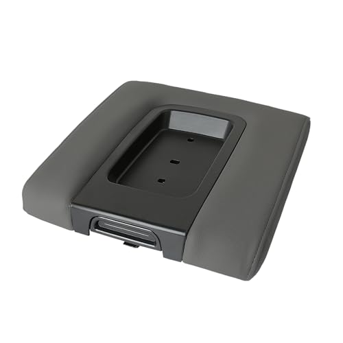 Front Seat Center Console Armrest Lid Gray Compatible with 2014-2019 Chevrolet Chevy Silverado Suburban Tahoe GMC Sierra Yukon XL Replaces 22881398 - color: Gray Armrest Lid