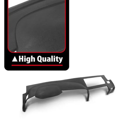 ANDPLAY Dash Cover Dashboard Compatible with Chevy Silverado GMC Sierra 2007-2013,Fit Dual Glovebox Style Dashes Only Black - color: Black