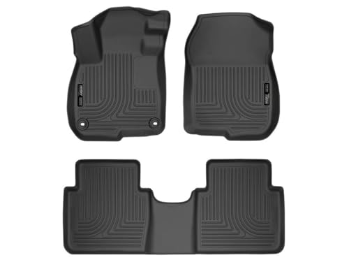 Husky Liners Weatherbeater Floor Mats | Fits 2017-2022 Honda CR-V (Includes Hybrid Model) | Front & 2nd Row, 3-pc Black - 99401 - size: Front & 2nd Row, style: 2017 - 2022