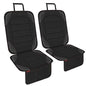 Car Seat Protector for Child Car Seat - Waterproof Non-Slip Leather Mat with 2 Mesh Pockets, Universal Seat Cover for Baby, Pets & Vehicles(2-Pack,Black) - color: 2 Pack Black
