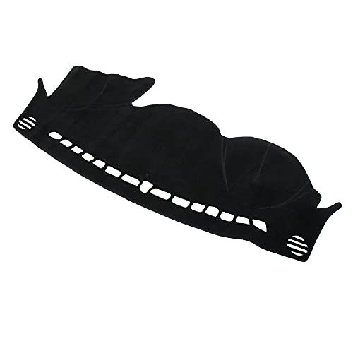 X AUTOHAUX Car Dashboard Cover for Hyundai Sonata 2011 2012 2013 2014 Nonslip Dash Carpet Dash Guard - color: Black
