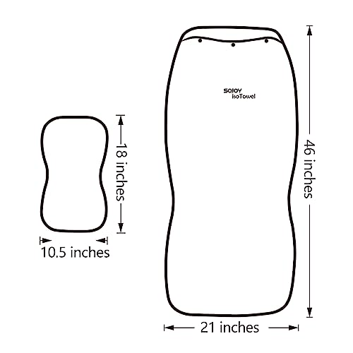 IsoTowel Car Seat Cover for Front Seat,Breathable Fabric with Non-Slip Bottom,Comfort Car Seat Protector for Cold Weather (Black & White)