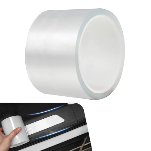 Car Door Edge Guards Door Sill Protector, 2.7In x 33Ft Clear Auto Door Edge Protector, Anti-Scratch Bumper Edge Protection Sticker Invisible Tape, Universal Car Decoration Strip (Transparent) - color: Transparent