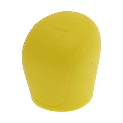 Gear Shift Knob Cover Universal for Car SUV Truck RV Insert Stick Shifting Handle Protector Silicone Yellow