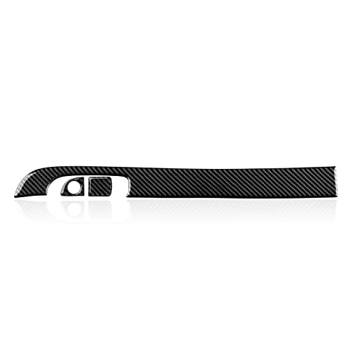 Copilot Glove Handle Box Cover Trim Decals for 2011-2023 Dodge Charger Accessories Carbon Fiber Interior Stickers - color: Copilot Glove Handle Box Cover