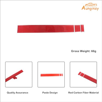 Car Center Control Panel Dashboard Strips Trim Sticker Compatible with Toyota Tundra/Sequoia 2022-2024 Pickup Truck Center Console Molding Panel Cover Dashboard Strip Interior Decoration Accessories - size: Center Control Panel Dashboard Strips Trim