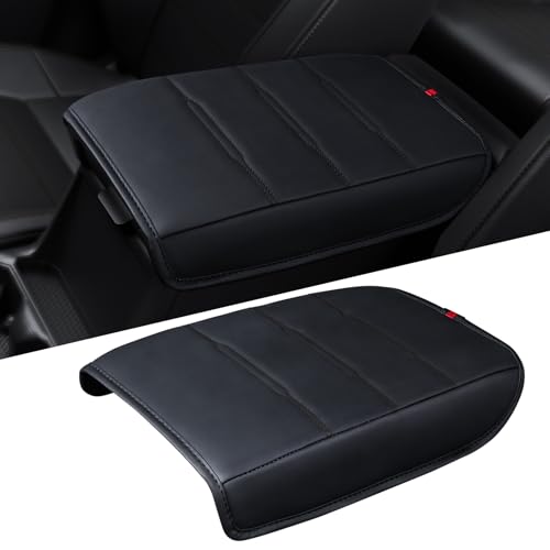 PU Leather Center Console Cover for 2023 2024 2025 2026 CR-V, Soft Armrest Box Cover Relax Elbows Honda CRV 2023-2026 Accessories(Black, Ordinary) - color: Black, Ordinary, size: CRV 2023-2026