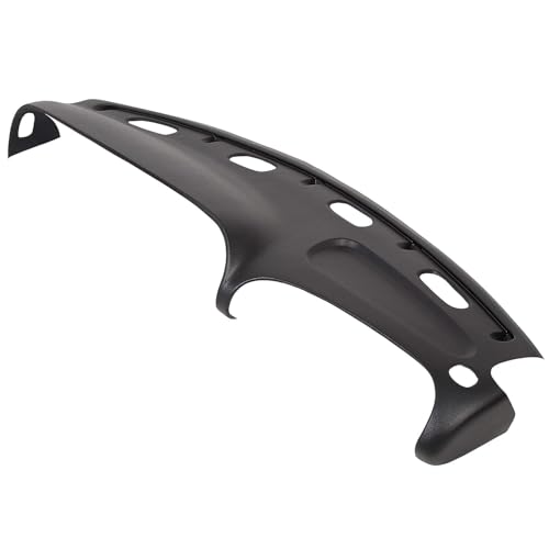 ECOTRIC Bezel Cover Instrument W/Vent & Dashboard Overlay Cover Kit Compatible with 1998-2002 Dodge Ram 1500 2500 3500 Bezel & Dash Board Cover Replacement Black - size: Bezel Cover W/ Vents & Dashboard Cover