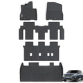 Floor Mats for Kia Carnival 2022 2023 2024 2025 8 Seats (Not for Hybrid & Prestige with Trunk Mat Fit LX w/seat Package, EX, SX, All Weather Car Floor Liners & Cargo Liner Accessories - size: jiahua4.4