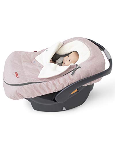 Skip Hop Winter Car Seat Cover, Stroll & Go, Pink Heather - color: Pink Heather