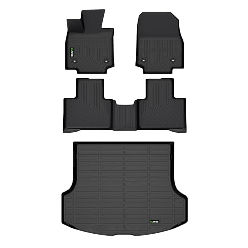 All Weather Car Floor Mats & Cargo Liner for 2023 2024 2025 2026 RX /RX350 /RX350h /RX500h (NOT for RX450h+ PHEV) Custom Fit Full Set Accessories - Black - style: 3) For RX 2023-2026 Set