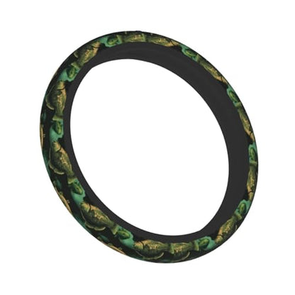 Fish Steering Wheel Covers Non Slip Neoprene Universal 15 Inch Steering Wheel Protector Car Cover for Men Women - color: Fish