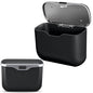 Car Trash Can with Lid, Leakproof Auto Garbage Bin, Waterproof Car Trash Bag Holder with PU Leather Top for Back of Seat/Door, Fit for SUVs, Sedans, Trucks Black - color: Black