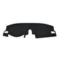 Fit for Civic Leather Dash Cover for 2022-2025 2026 Honda Civic Dashboard Cover Mat for Civic Accessories Non-Slip Protector (Black Stitching)