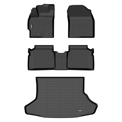 ANBINGO®Fit Toyota Prius Floor Mats 2010-2015& Cargo Liners All Weather Mats for Prius for Prius Car Weather Mat TPE Car Matt Rugs for Prius Rubber Trunk Carpet for Prius - size: For Prius 2010-2015/Set