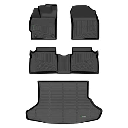ANBINGO®Fit Toyota Prius Floor Mats 2010-2015& Cargo Liners All Weather Mats for Prius for Prius Car Weather Mat TPE Car Matt Rugs for Prius Rubber Trunk Carpet for Prius - size: For Prius 2010-2015/Set