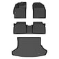 ANBINGO®Fit Toyota Prius Floor Mats 2010-2015& Cargo Liners All Weather Mats for Prius for Prius Car Weather Mat TPE Car Matt Rugs for Prius Rubber Trunk Carpet for Prius - size: For Prius 2010-2015/Set