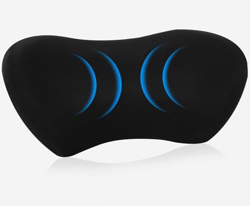 Lumbar Support Pillow for Office Chair - Lumbar Pillow for Car - Ergonomic Lumbar Support Pillow for Car Automotive Seat Cushions - color: Pure Black