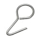 Car Seat Cover Hooks 50pcs Steel Vehicle Seat Pad Fixing Hanger Metal Hooks Car Seat Cover Part, Silver Tone