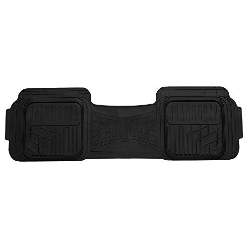 FH Group Car Floor Mats - Heavy-Duty Rubber Floor Mats for Cars, Universal Fit Full Set, Trimmable Automotive Floor Mats, Climaproof Floor Mats for Most Sedan, SUV, Truck Floor Mats Pink