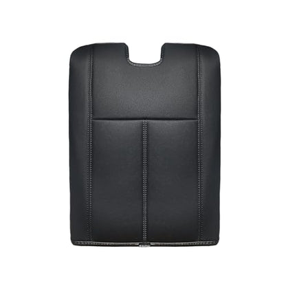 Center Console Armrest Cover Fit for Chevy Silverado/Tahoe & GMC Sierra/Yukon 2007-2013 Accessories, Comfort Armrest Pad Console Lid Cushion Vegan Leather Regular Thick(Jump Seat ONLY) - size: 1) 07-13 |Slv&Tahoe&Sra&Yukon| Jump Seat, Regular