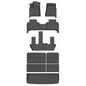 AIPOIL® Floor Floor Mats & Cargo Liner & Seatback Cargo Set for 2025 2026 Nissan Armada & Infiniti QX80 (7 Seats, Not Fit 8 Seats) All Weather TPE Car Full Set Floor Liners Custom Accessories - Black - style: 18) For Armada & QX80 2025 2026 Full Set