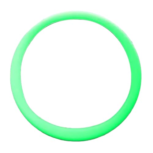 Soft Silicone Steering Wheel Cover, Anti-slip Sweat Proof Grip Universal Protector for Circular D-shaped & Flat Wheels Comfortable Automotive Accessory for Car Interior Green - color: Green