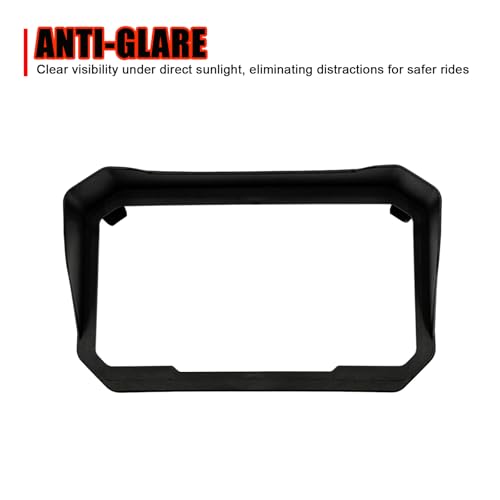 Dashboard Guard Protector Instrument Speedometer Sun Visor Glare Shield Protection Cover Compatible with CFMOTO Ibex 450 2025,CFMOTO Ibex 450 Accessories,CFMOTO 450MT Accessories