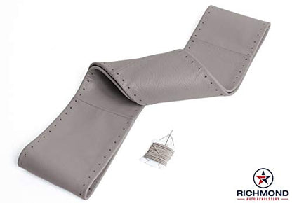 Richmond Auto Upholstery - Leather Steering Wheel Cover Compatible with 2008 Dodge Ram ST Work Truck 1500 2500 3500, Dark Khaki