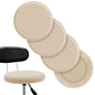 Tatuo Round Bar Stool Seat Covers Washable Stool Cushion Slipcover Elastic Bar Chair Covers for 14-17 Inch Chair (Beige, 4 Pieces) - color: Beige