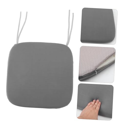 PartyKindom Breathable Car Seat Cushion Comfortable Ventilated Pad for Office Outdoor and Automotive Use Easy to Clean Grey for Sitting Durations Outdoor Seat Pad
