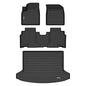 AIPOIL® Floor Mats & Cargo Liner Set for 2024 2025 2026 Chevy Blazer EV & Honda Prologue All Weather Protection TPE Anti-Slip Car Full Set Custom Car Mats Chevrolet Blazer EV Accessories - Black - style: 4) For Blazer EV 2024-2026 Full Set