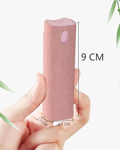 Touchscreen Mist Cleaner Screen Cleaner Spray Bottle Tool Screen Cleaner for iPhone iPad AirPods Eyeglasses Smartphones Tablet Versatile Cleaners Cute Car Accessories (2 Units) - color: 2Pink