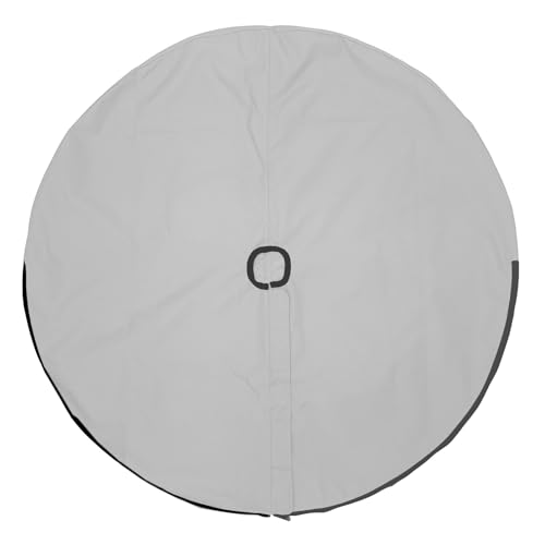 SavvyCraft Waterproof Boat Steering Wheel Covers, Heavy Duty Solution-Dyed 600D Fade-Resistant UV Protection Sailboat Yacht Marine Steering Wheel Protector Case, Vecro and Zipper Closure Blue 60" - color: Gray, size: 60" Wheel Diameter