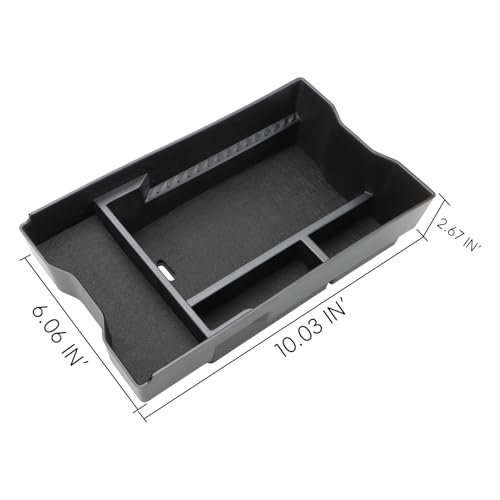 MARCHFA Center Console Organizer Tray Compatible for 2026 Toyota RAV4 Accessories Armrest Storage Box Tray Organizer Middle Console Insert Holder Not Fit for Limited (Style 1) - style: Style 1