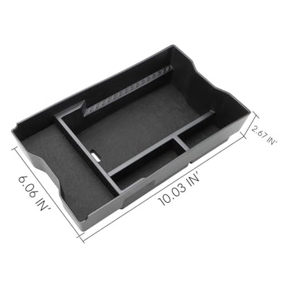 MARCHFA Center Console Organizer Tray Compatible for 2026 Toyota RAV4 Accessories Armrest Storage Box Tray Organizer Middle Console Insert Holder Not Fit for Limited (Style 1) - style: Style 1