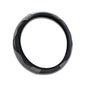 15 inch Car Steering Wheel Cover, Carbon Fiber Microfiber PU Leather Elastic Steering Wheel Protector for Men Women, Anti-Slip Breathable Car Interior Accessories (Grey)