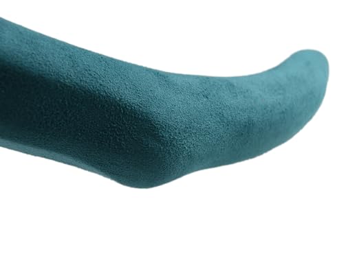 Quick Install Sporty Lake Blue Suede Steering Wheel Cover Universal fit Any 14 ½ to 15 inches Car SUV Pickup Azure Blue Cerulean Cyan - color: Lake Blue, size: Suede