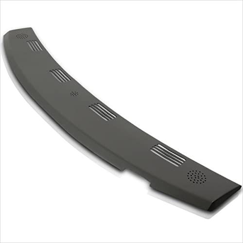 Gray Dash Defrost Vent Grille Cover Cap Overlay Compatible with 02-05 Dodge Ram Truck 1500