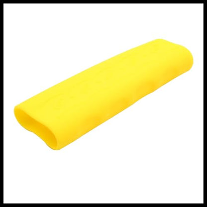 Yellow Silicone Nonslip Hand Brake Cover Protective Sleeve for Car Vehicle Durable Material
