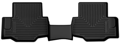 Husky Liners Weatherbeater Floor Mats | Fits 2024-2026 Mazda CX-90, 2025-2026 Mazda CX-70 | 2nd Row, 1-pc Black - 14571 - style: 2nd Row