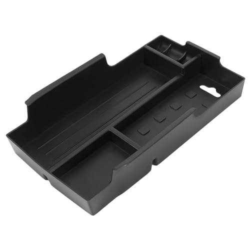 Car Center Console Organizer Tray Armrest Insert Storage Tray Accessories Compatible with Toyota Camry 2012-2015 (Black)