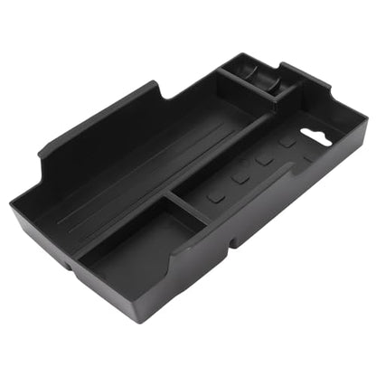 Car Center Console Organizer Tray Armrest Insert Storage Tray Accessories Compatible with Toyota Camry 2012-2015 (Black)