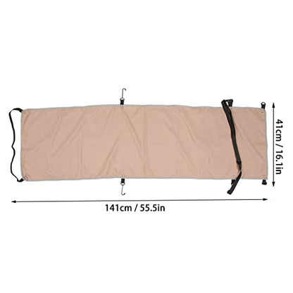 Ergonomic Airplane Hammock Seat Cover with Footrest for Comfortable Travel Portable Outdoor Use Khaki
